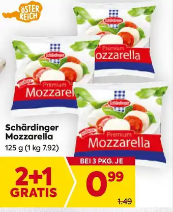 Billa Schärdinger Mozzarella Angebot