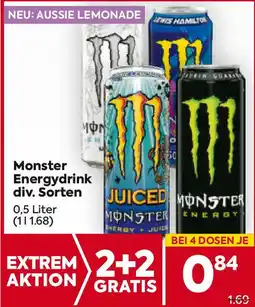 Billa Monster Energydrink div. Sorten Angebot