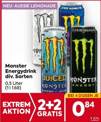 Billa Monster Energydrink div. Sorten Angebot