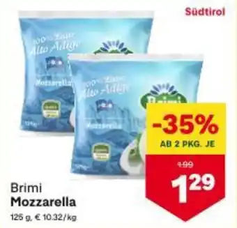 MPreis Brimi Mozzarella Angebot