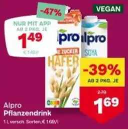 MPreis Alpro Pflanzendrink Angebot