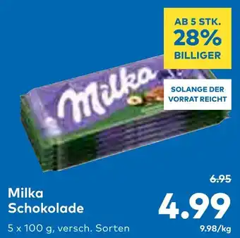 T&G Milka Schokolade Angebot