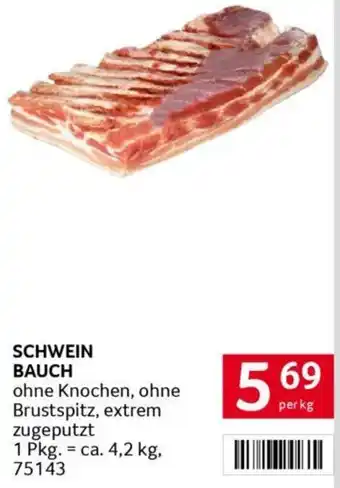 Transgourmet SCHWEIN BAUCH Angebot
