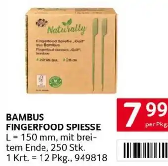 Transgourmet BAMBUS FINGERFOOD SPIESSE Angebot