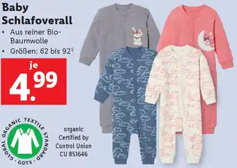 Lidl Baby Schlafoverall Angebot