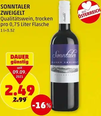 PENNY Sonntaler Zweigelt Angebot