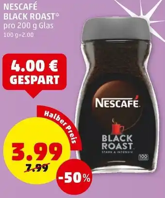 PENNY Nescafé Black Roast 200g Angebot