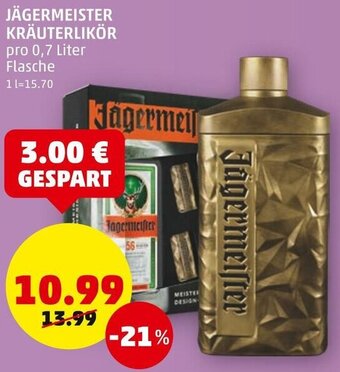 PENNY Jägermeister Kräuterlikör 0,7 Liter Angebot