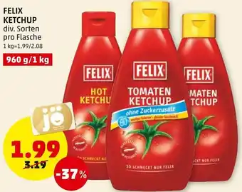 PENNY Felix Ketchup 960/1 Kg Angebot