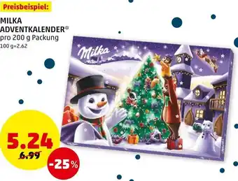 PENNY Milka Adventkalender 200g Angebot