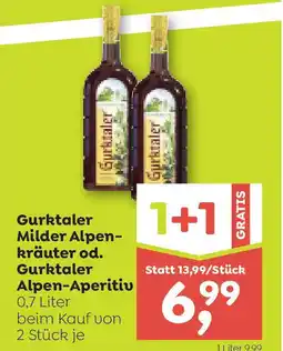 ADEG Gurktaler Milder Alpen- kräuter od. Gurktaler Alpen-Aperitiv Angebot