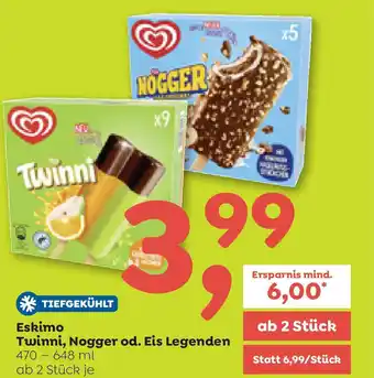 ADEG Eskimo Twinni, Nogger od. Eis Legenden Angebot