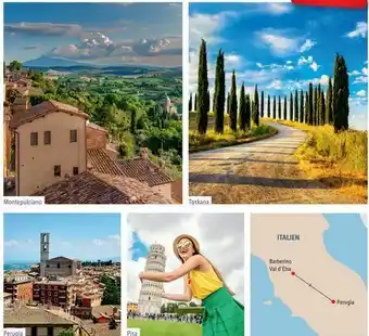 Lidl Reisen Toskana-Umbrien erleben Pkw-Rundreise in Italien Angebot
