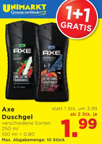 Unimarkt Axe Duschgel Angebot