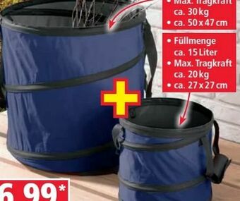 Norma Pop-up Gartenabfallsäcke Angebot