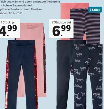 Lidl Mädchen Thermoleggings Angebot