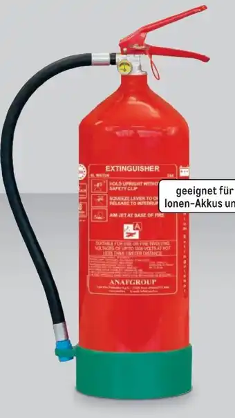Metro Lithium-Feuerlöscher Angebot