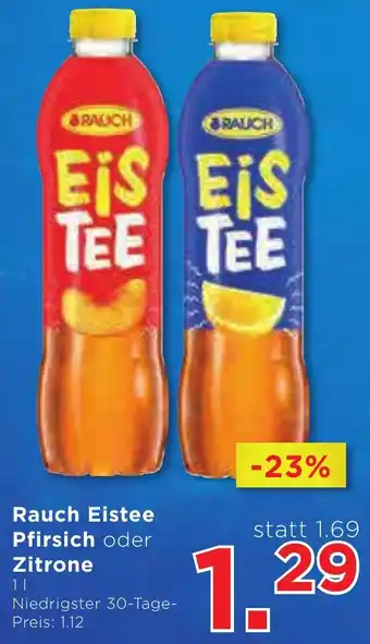 Unimarkt Rauch eistee pfirsich oder zitrone Angebot