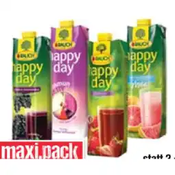Maximarkt Rauch Happy Day Saft oder Nektar versch. Sorten Maximarkt 1 Liter 1 Packung Angebot