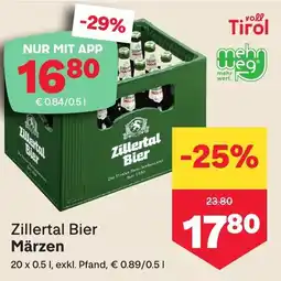 MPreis Zillertal Bier Märzen Angebot