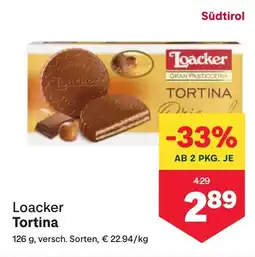 MPreis Loacker Tortina Angebot