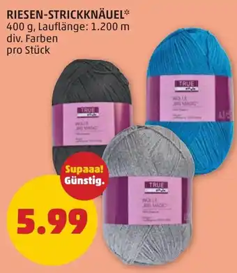 PENNY Riesen-strickknäuel Angebot