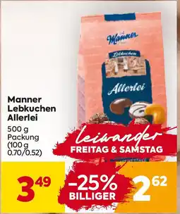 Billa Manner Lebkuchen Allerlei Angebot