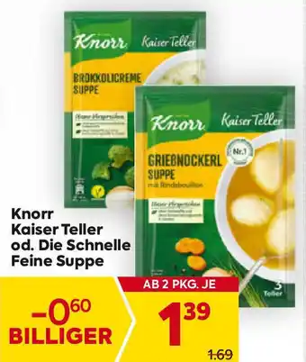 Billa Knorr Kaiser Teller od. Die Schnelle feine suppe Angebot