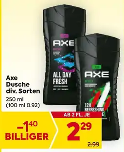 Billa Axe Dusche div. Sorten Angebot
