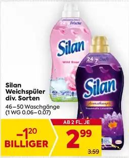 Billa Silan Weichspüler div. Sorten Angebot