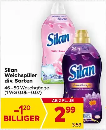 Billa Silan Weichspüler div. Sorten Angebot