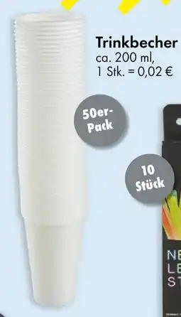 TEDi Trinkbecher Angebot
