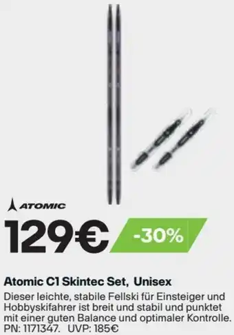 XXL Sports Atomic C1 Skintec Set, Unisex Angebot