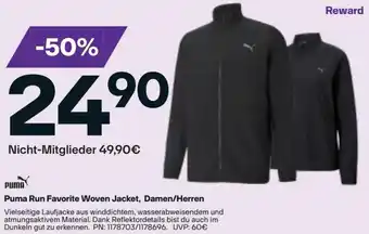 XXL Sports Puma Run Favorite Woven Jacket, Damen/Herren Angebot