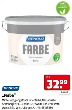 Hagebau ,,Farbe" Angebot