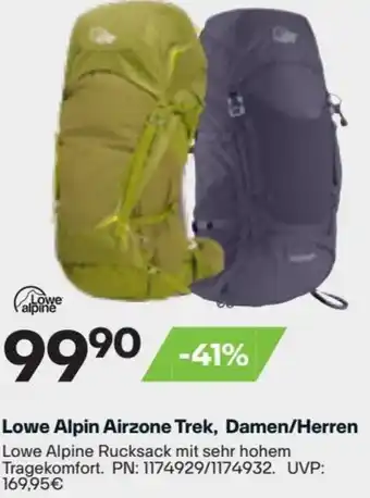 XXL Sports Lowe Alpin Airzone Trk, Damen/Herren Angebot