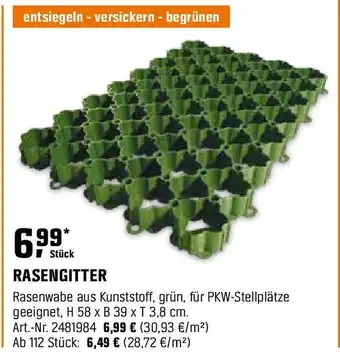 OBI RASENGITTER Angebot