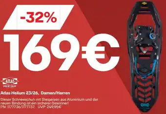 XXL Sports Atlas Helium 23/26, Damen/Herren Angebot