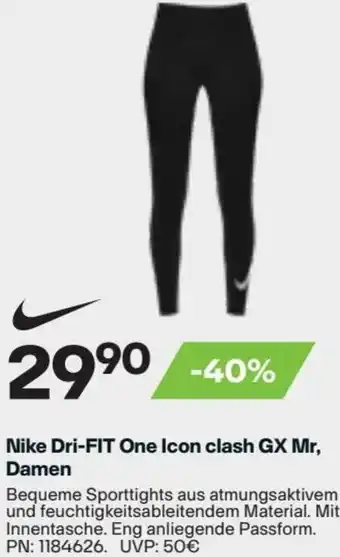 Nike Dri-Fit One Icon Clash Gx Mr, Damen