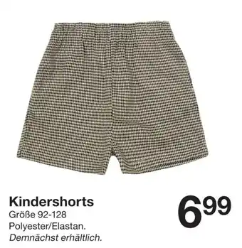 Zeeman Kindershorts Angebot