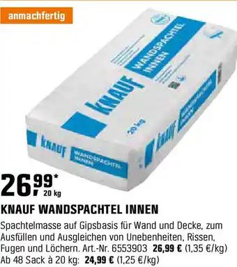 OBI Wandspachtel innen Angebot