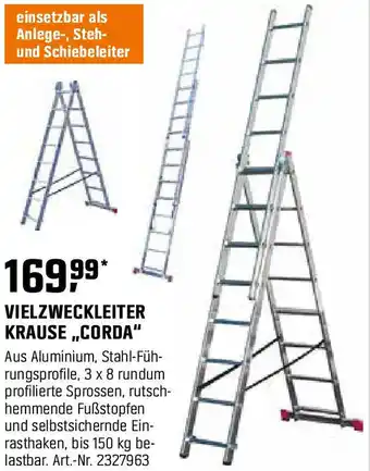 OBI Vielzweckleiter krause,,corda" Angebot