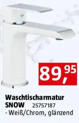 Bauhaus Waschtischarmatur snow Angebot