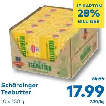 T&G Schärdinger Teebutter Angebot