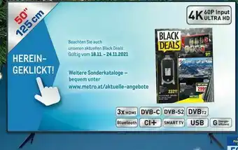 Metro LED TV 50AU7170 Angebot