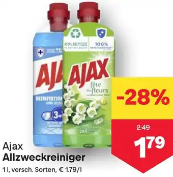 MPreis Ajax Allzweckreiniger Angebot