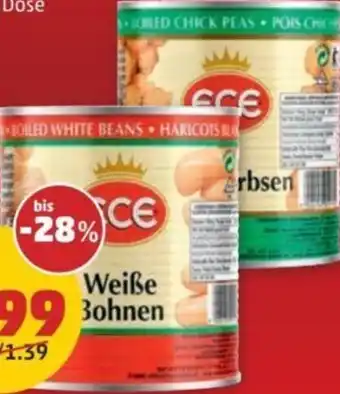 PENNY Weisse Bohnen od. Kichererbsen Angebot