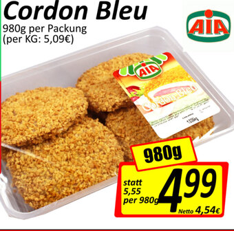 Wurstico Cordon Bleu 980g Angebot