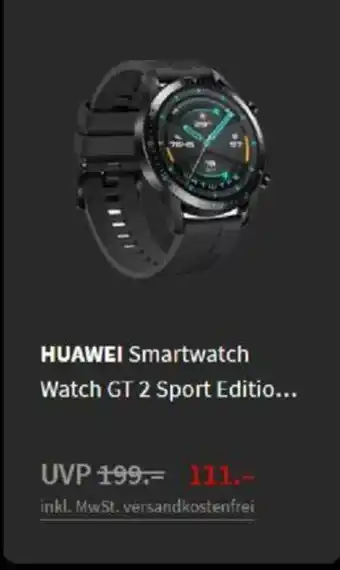 Media Markt Huawei Smartwatch GT 2 Sport Editio Angebot