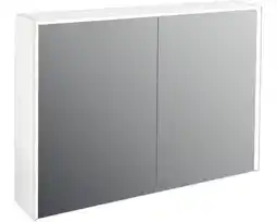 Hornbach LED-Spiegelschrank Jungborn Quattro Sedici Nove 2-türig 100x20x70 cm weiß matt Angebot